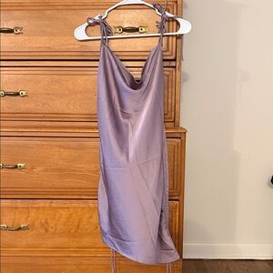 Elegant Purple Slip Dress